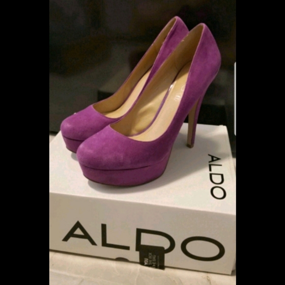 Aldo Shoes - Aldo, Purple Pumps, Euro Size 40B, US Size 9